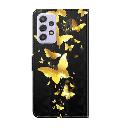 3D Painting Pattern TPU + PU Leather Phone Case, For Samsung Galaxy A13 4G, For Samsung Galaxy A22 5G