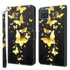 For Samsung Galaxy A22 5G / Gold Butterfly