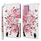 For Samsung Galaxy S22 Ultra 5G / Cat Under The Tree