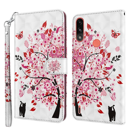 3D Painting Pattern TPU + PU Leather Phone Case, For Motorola Moto E7i Power / E7 Power, For Motorola Moto E20 / E30 / E40