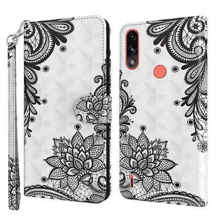 3D Painting Pattern TPU + PU Leather Phone Case, For Motorola Moto E7i Power / E7 Power, For Motorola Moto E20 / E30 / E40