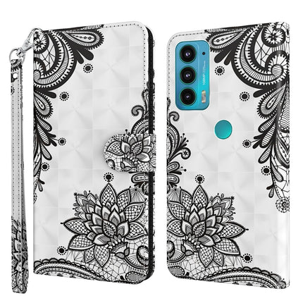 3D Painting Pattern TPU + PU Leather Phone Case, For Motorola Moto E7i Power / E7 Power, For Motorola Moto E20 / E30 / E40