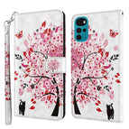 For Motorola Moto G22 / Cat Under The Tree