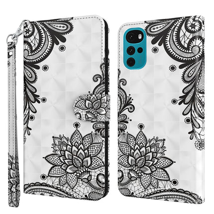3D Painting Pattern TPU + PU Leather Phone Case, For Motorola Moto G22, For Motorola Moto G30 / G20 / G10