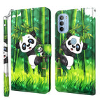 For Motorola Moto G31 / G41 / Panda Climbing Bamboo
