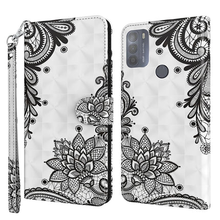 3D Painting Pattern TPU + PU Leather Phone Case, For Motorola Moto G31 / G41, For Motorola Moto G50