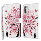For Motorola Moto G51 5G / Cat Under The Tree