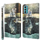 For Motorola Moto G60 / Cat Tiger