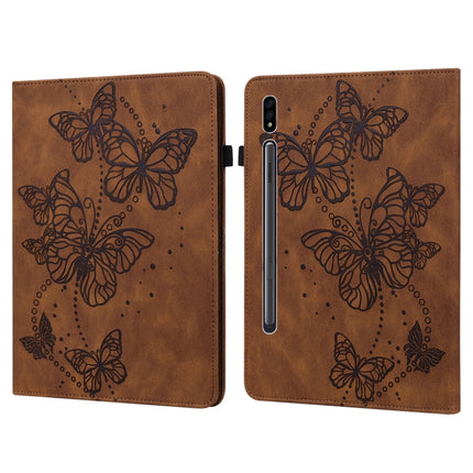 Embossed Butterfly Pattern Leather Tablet Case, For OPPO Pad 11 inch 2022, For Realme Pad 10.4 inch, For Samsung Galaxy Tab A8 10.5 2021, For Samsung Galaxy Tab S8