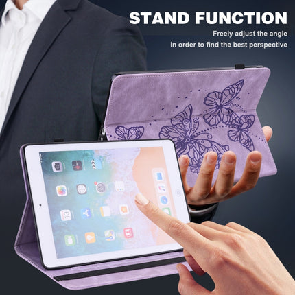 Embossed Butterfly Pattern Leather Tablet Case, For Lenovo Legion Y700, For Lenovo Tab K10, For Lenovo Tab P11 Plus