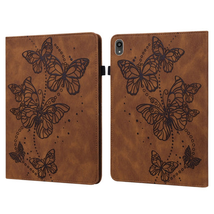 Embossed Butterfly Pattern Leather Tablet Case, For Lenovo Legion Y700, For Lenovo Tab K10, For Lenovo Tab P11 Plus