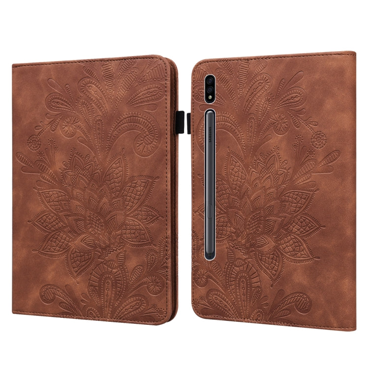 Lace Flower Embossing Pattern Leather Tablet Case, For Lenovo Tab P11 Plus, For Samsung Galaxy Tab A8 10.5 2021, For Samsung Galaxy Tab S8