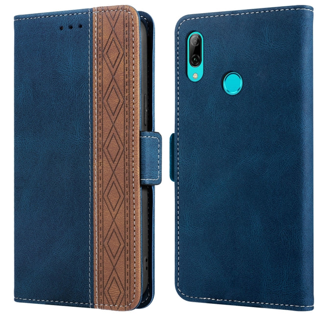 Stitching Side-Magnetic RFID Leather Phone Case, For Huawei P smart 2019, For Huawei P smart 2021, For Huawei P30 Lite, For Huawei Y6 2019, For Huawei Y7 2019, For Honor 50