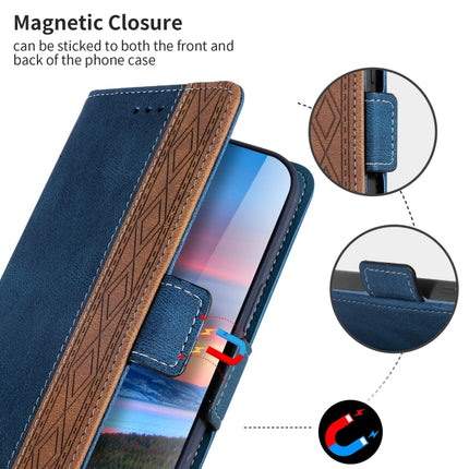 Stitching Side-Magnetic RFID Leather Phone Case, For Google Pixel 6, For Sony Xperia 10 III, For Huawei P smart Z