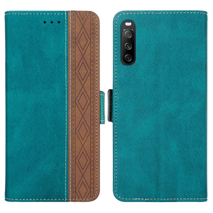 Stitching Side-Magnetic RFID Leather Phone Case, For Google Pixel 6, For Sony Xperia 10 III, For Huawei P smart Z