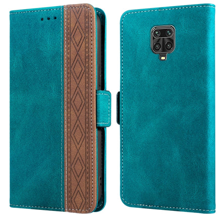 Stitching Side-Magnetic RFID Leather Phone Case, For Xiaomi Redmi 9, For Xiaomi Redmi 9A, For Xiaomi Redmi 9C, For Xiaomi Redmi 9T, For Xiaomi Redmi Note 9 Pro 4G / 9S, For Xiaomi Redmi Note 9 / 10X