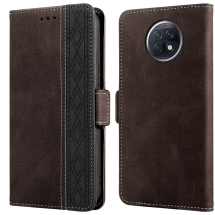 Stitching Side-Magnetic RFID Leather Phone Case, For Xiaomi Redmi Note 9T 5G, For Xiaomi Redmi Note 10 4G, For Xiaomi Redmi Note 10 Pro, For Xiaomi Redmi Note 11, For Xiaomi Redmi Note 11 International, For Xiaomi Redmi Note 10 JP Version