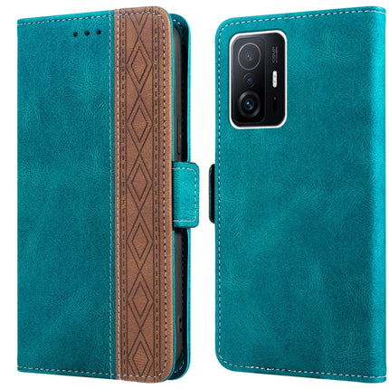 Stitching Side-Magnetic RFID Leather Phone Case, For Xiaomi Redmi 10 4G, For Xiaomi Redmi Note 11 Pro, For Xiaomi Mi 11 Lite, For Xiaomi Mi 11T, For Xiaomi Poco X3, For Xiaomi 12