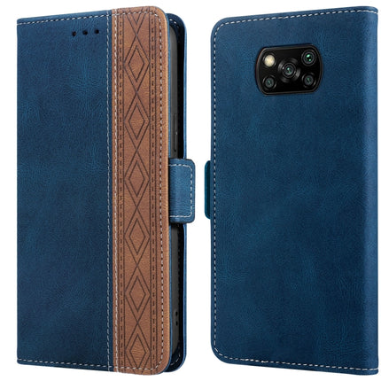 Stitching Side-Magnetic RFID Leather Phone Case, For Xiaomi Redmi 10 4G, For Xiaomi Redmi Note 11 Pro, For Xiaomi Mi 11 Lite, For Xiaomi Mi 11T, For Xiaomi Poco X3, For Xiaomi 12