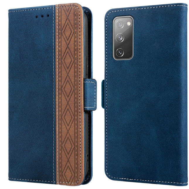 Stitching Side-Magnetic RFID Leather Phone Case, For Samsung Galaxy S20 FE 5G, For Samsung Galaxy S20+, For Samsung Galaxy S20 Ultra, For Samsung Galaxy S21 5G, For Samsung Galaxy S21 FE 5G, For Samsung Galaxy S21+ 5G