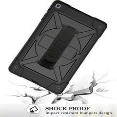 Estuche combinado de silicona y PC con soporte en color de contraste para Galaxy Tab A 8.0 (2019) T290, Galaxy Tab A 10.1 (2019) T510 y iPad 9.7