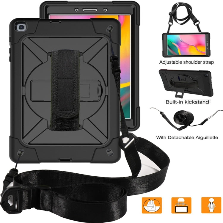 Estuche combinado de silicona y PC con soporte en color de contraste para Galaxy Tab A 8.0 (2019) T290, Galaxy Tab A 10.1 (2019) T510 y iPad 9.7