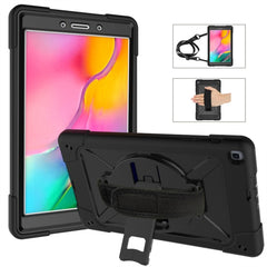 Estuche combinado de silicona y PC con soporte en color de contraste para Galaxy Tab A 8.0 (2019) T290, Galaxy Tab A 10.1 (2019) T510 y iPad 9.7