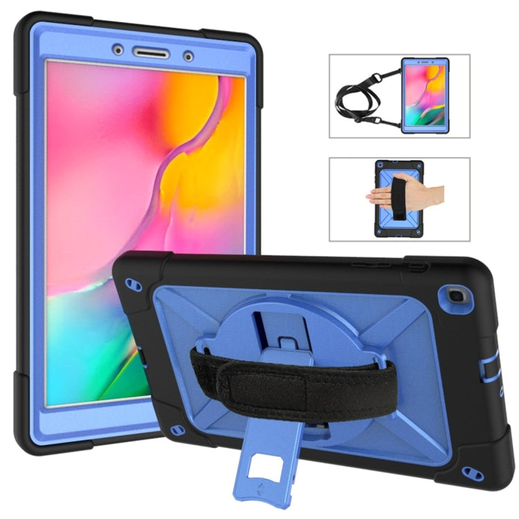 Estuche combinado de silicona y PC con soporte en color de contraste para Galaxy Tab A 8.0 (2019) T290, Galaxy Tab A 10.1 (2019) T510 y iPad 9.7