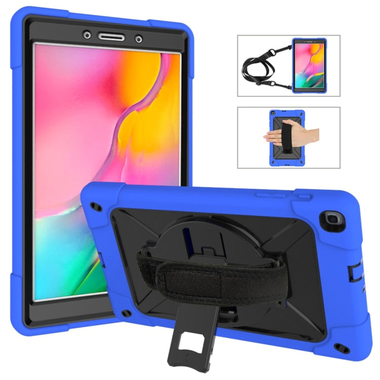 Estuche combinado de silicona y PC con soporte en color de contraste para Galaxy Tab A 8.0 (2019) T290, Galaxy Tab A 10.1 (2019) T510 y iPad 9.7