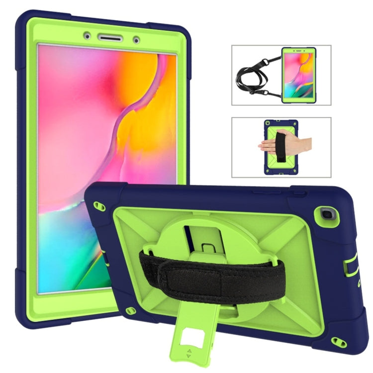 Estuche combinado de silicona y PC con soporte en color de contraste para Galaxy Tab A 8.0 (2019) T290, Galaxy Tab A 10.1 (2019) T510 y iPad 9.7
