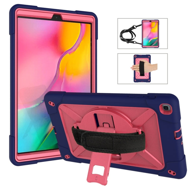 Estuche combinado de silicona y PC con soporte en color de contraste para Galaxy Tab A 8.0 (2019) T290, Galaxy Tab A 10.1 (2019) T510 y iPad 9.7