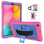 For Galaxy Tab A 10.1 (2019) T510 / Rose Red + Blue