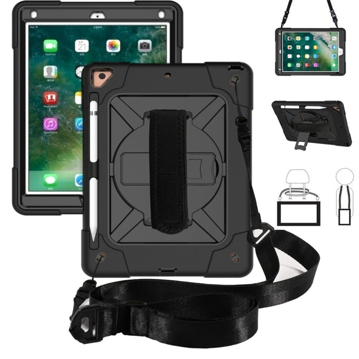 Estuche combinado de silicona y PC con soporte en color de contraste para Galaxy Tab A 8.0 (2019) T290, Galaxy Tab A 10.1 (2019) T510 y iPad 9.7