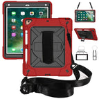 For iPad 9.7 / Red + Black