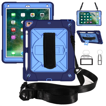 Contrast Color Silicone + PC Combination Case with Holder
