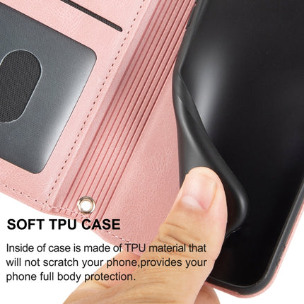 Embossed Striped Magnetic Buckle Horizontal Flip Phone Leather Case, For OPPO Realme 9 Pro, For Xiaomi Redmi K50 Gaming, For Xiaomi Redmi K50 Pro