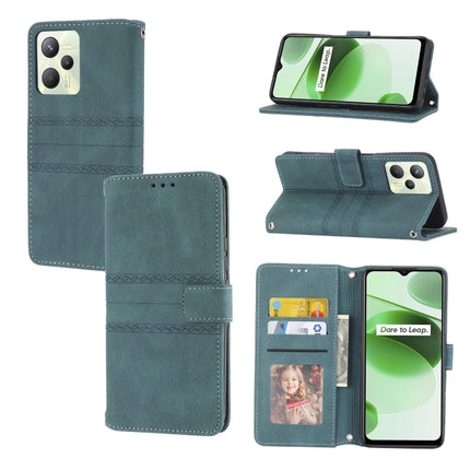 Embossed Striped Magnetic Buckle Horizontal Flip Phone Leather Case, For OPPO Realme 9 Pro, For Xiaomi Redmi K50 Gaming, For Xiaomi Redmi K50 Pro