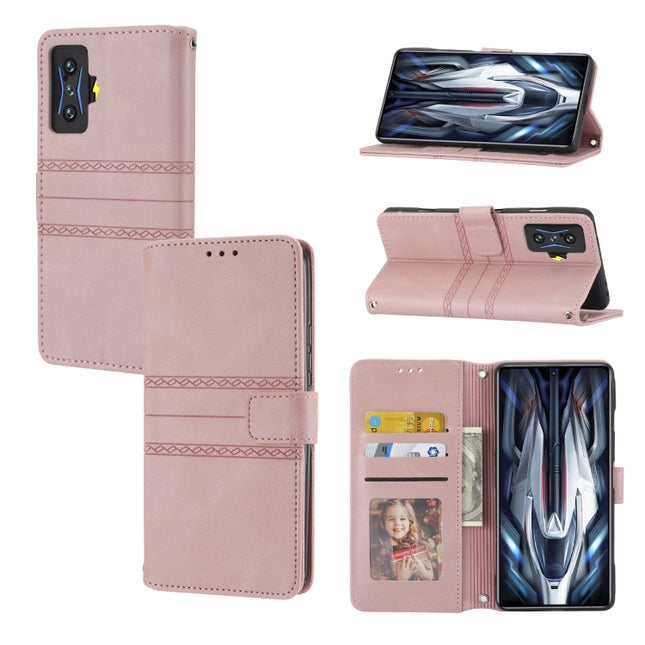 Embossed Striped Magnetic Buckle Horizontal Flip Phone Leather Case, For OPPO Realme 9 Pro, For Xiaomi Redmi K50 Gaming, For Xiaomi Redmi K50 Pro
