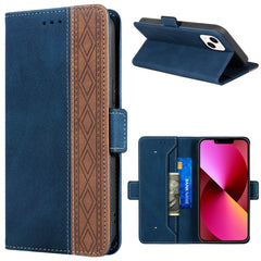 Stitching Magnetic RFID Leather Case, For iPhone 13 mini, For iPhone 13, For iPhone 13 Pro, For iPhone 13 Pro Max, For iPhone 12 mini, For iPhone 12 / 12 Pro