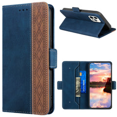 Stitching Magnetic RFID Leather Case, For iPhone 13 mini, For iPhone 13, For iPhone 13 Pro, For iPhone 13 Pro Max, For iPhone 12 mini, For iPhone 12 / 12 Pro