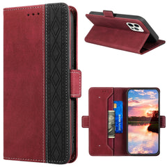 Stitching Magnetic RFID Leather Case, For iPhone 13 mini, For iPhone 13, For iPhone 13 Pro, For iPhone 13 Pro Max, For iPhone 12 mini, For iPhone 12 / 12 Pro