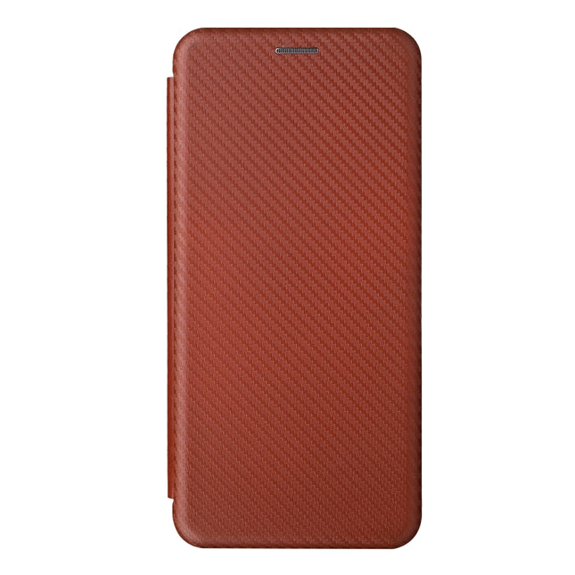 Carbon Fiber Texture Magnetic Horizontal Flip Leather Phone Case, For TCL 30 5G / 30+