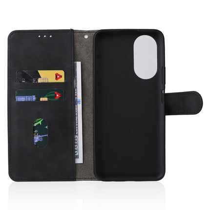 Skin Feel Magnetic Buckle Calf Texture PU Phone Case, For Honor X7, For Honor X8, For Motorola Moto G22