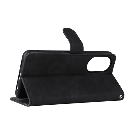 Skin Feel Magnetic Buckle Calf Texture PU Phone Case, For Honor X7, For Honor X8, For Motorola Moto G22