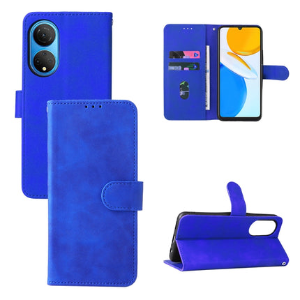 Skin Feel Magnetic Buckle Calf Texture PU Phone Case, For Honor X7, For Honor X8, For Motorola Moto G22