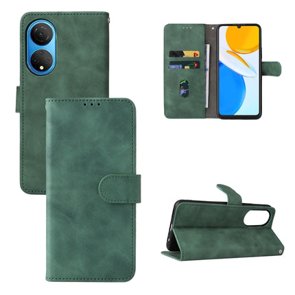 Skin Feel Magnetic Buckle Calf Texture PU Phone Case, For Honor X7, For Honor X8, For Motorola Moto G22