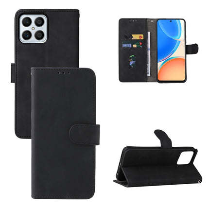 Skin Feel Magnetic Buckle Calf Texture PU Phone Case, For Honor X7, For Honor X8, For Motorola Moto G22