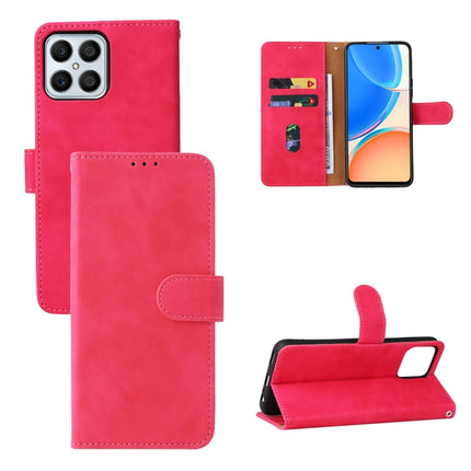 Skin Feel Magnetic Buckle Calf Texture PU Phone Case, For Honor X7, For Honor X8, For Motorola Moto G22