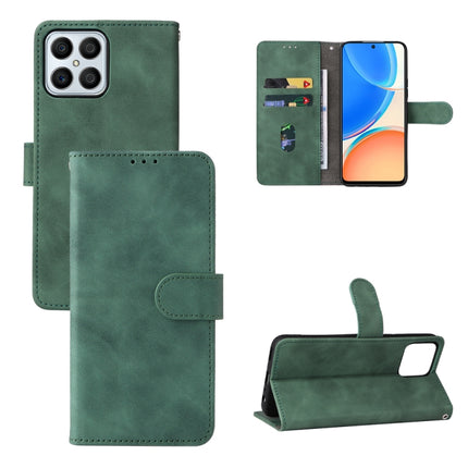 Skin Feel Magnetic Buckle Calf Texture PU Phone Case, For Honor X7, For Honor X8, For Motorola Moto G22