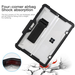 Acrylic Transparent Hand Strap Laptop Case, For MicroSoft Surface Pro 8, For MicroSoft Surface Pro 4 / 5 / 6 / 7 / 7+, For MicroSoft Surface Go 1 / 2 / 3